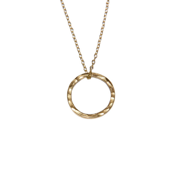 Ring necklace II gold plated