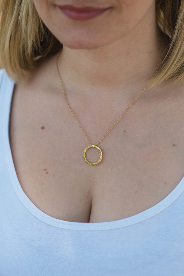 Ring necklace II gold plated Ring necklace II gold plated Ring necklace II gold plated 3