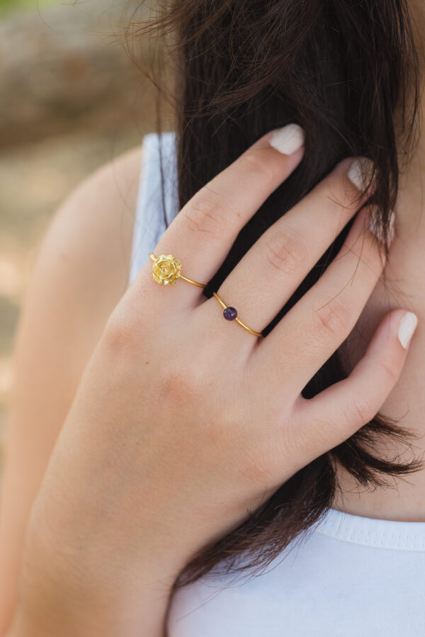 “Petra” επίχρυσο δαχτυλίδι (Αμέθυστος) “Petra” επίχρυσο δαχτυλίδι (Αμέθυστος) “Petra” επίχρυσο δαχτυλίδι (Αμέθυστος) 3