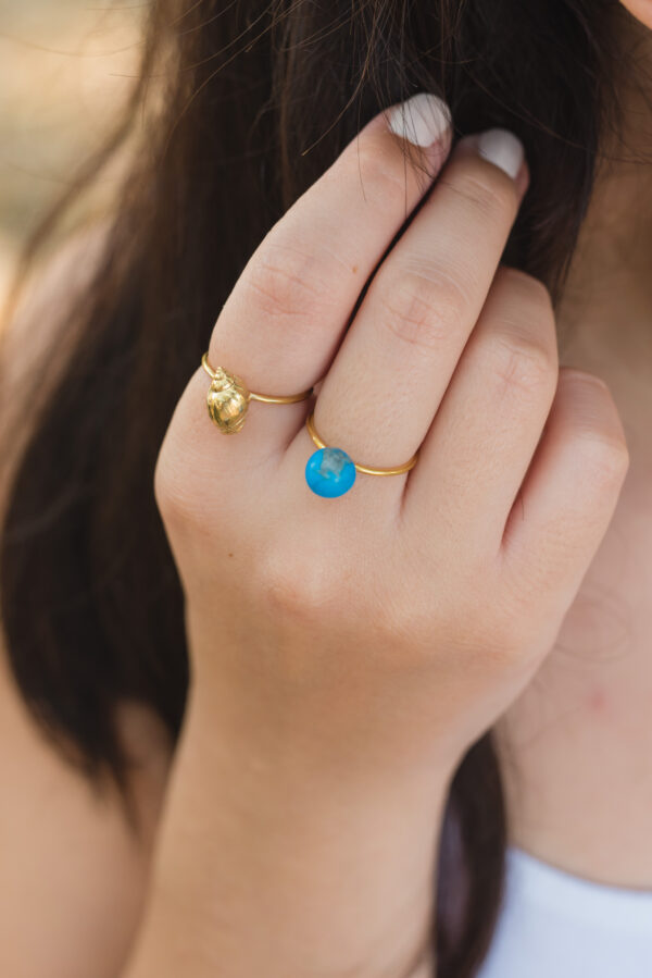 “Ocean treasure” επίχρυσο δαχτυλίδι “Ocean treasure” επίχρυσο δαχτυλίδι “Ocean treasure” επίχρυσο δαχτυλίδι 3