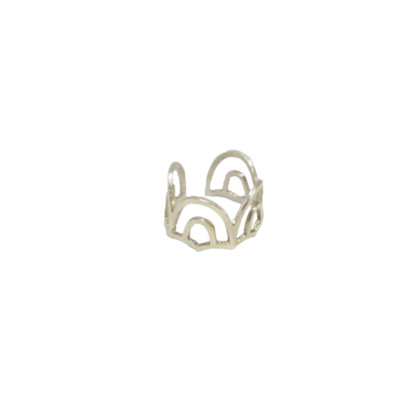 Cupola ring II silver