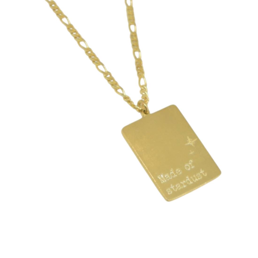Made of stardust II gold plated necklace