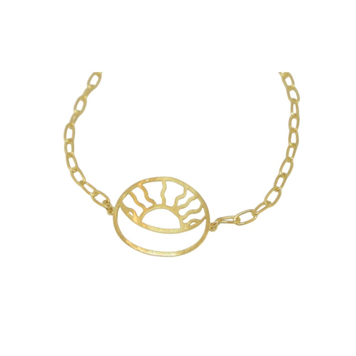 The Eclipse Love Story II gold plated bracelet