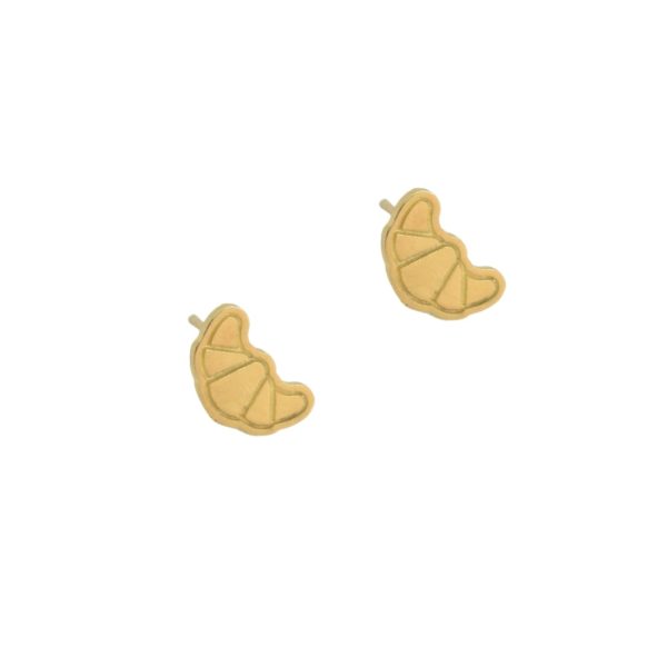 Croissant gold plated earrings Croissant gold plated earrings Croissant gold plated earrings