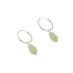 "Harmony" silver hoops