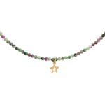 Harmony star επίχρυσο κολιέ