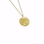 "Earth" επίχρυσο κολιέ (large)