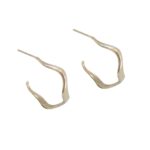 "Waves" ασημένια σκουλαρίκια